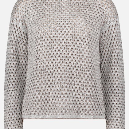 Strickpullover mit Lochmuster – Bild 3