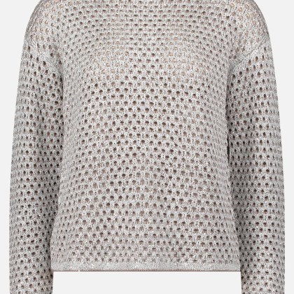 Strickpullover mit Lochmuster – Bild 3