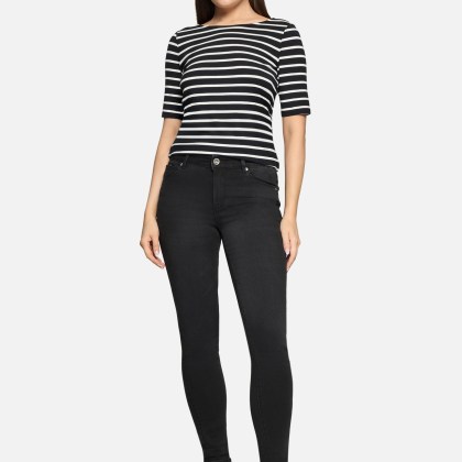 Basic-Jeans mit Waschung – Bild 2