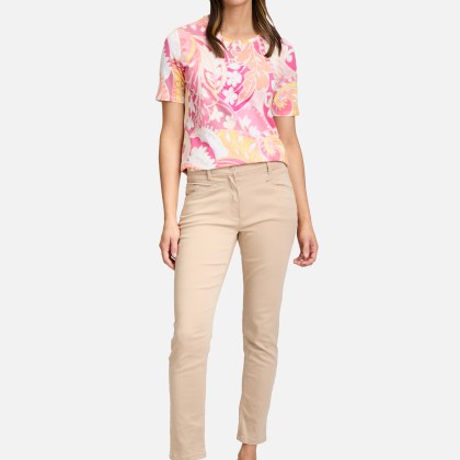 Basic Shirt mit Print – Bild 2