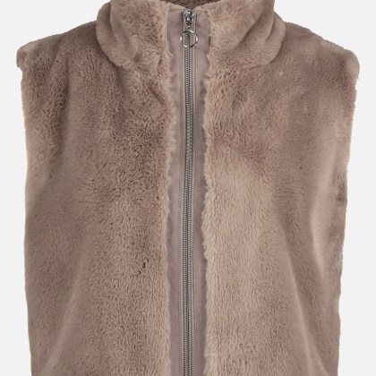 Plüschweste mit Reißverschluss – Bild 3