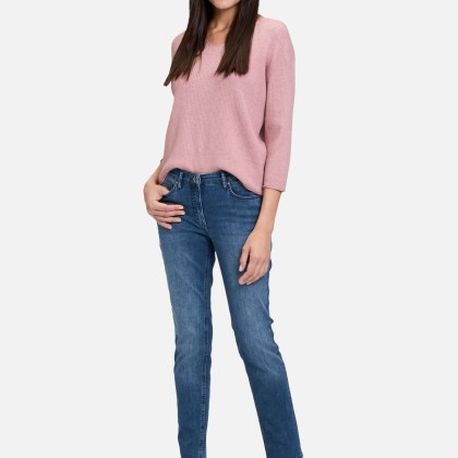 Basic-Jeans mit Waschung – Bild 2