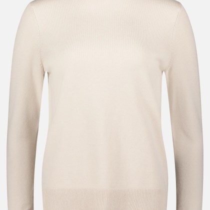 Basic-Strickpullover mit Stehkragen – Bild 3