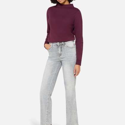 Strickpullover mit Stehkragen – Bild 2