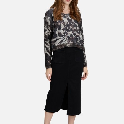 Grobstrick-Pullover mit Pailletten – Bild 2