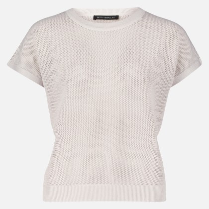 Lochstrick-Pullover ohne Arm – Bild 3