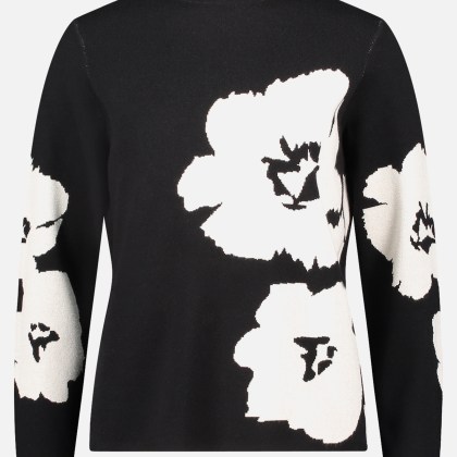 Feinstrickpullover mit Stehkragen – Bild 3