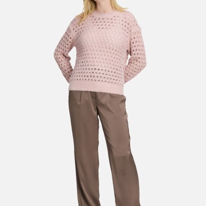 Strickpullover mit Effektgarn – Bild 2