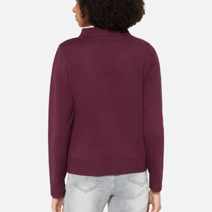 Strickpullover mit Stehkragen Strickpullover mit Stehkragen