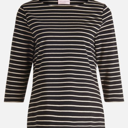 Ringelshirt mit U-Boot-Ausschnitt – Bild 3