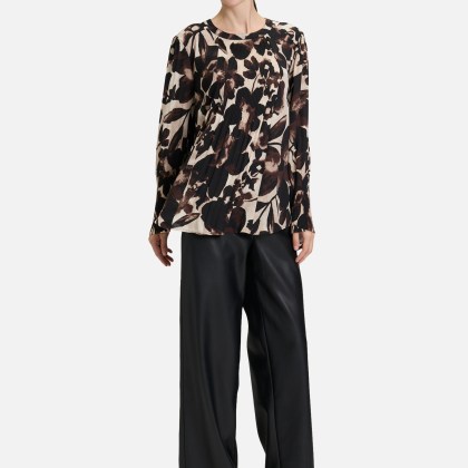 Schlupfbluse mit Plissee – Bild 2