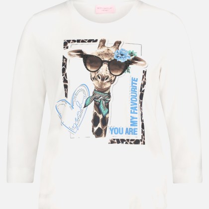 Basic Shirt mit Aufdruck – Bild 3