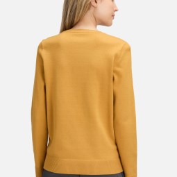 Basic-Strickpullover mit Rundhalsausschnitt Basic-Strickpullover mit Rundhalsausschnitt