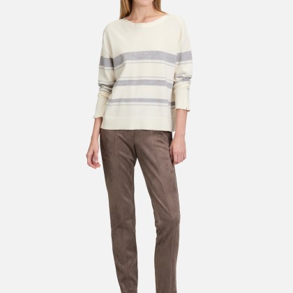 Feinstrickpullover mit Lurexfaden – Bild 2