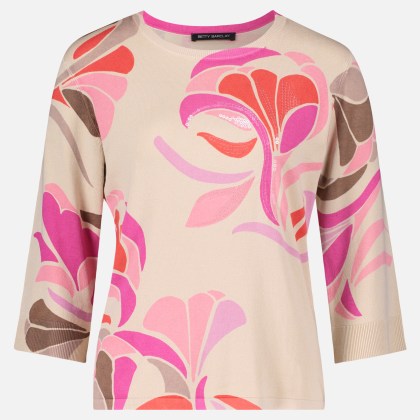 Feinstrickpullover mit Print – Bild 3