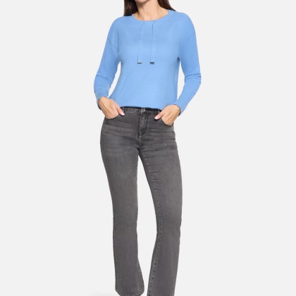 Feinstrickpullover mit Seitenschlitzen – Bild 2