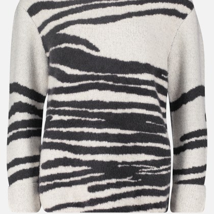 Grobstrick-Pullover mit Jacquard – Bild 3