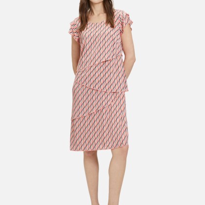 Jerseykleid mit Stufen – Bild 2