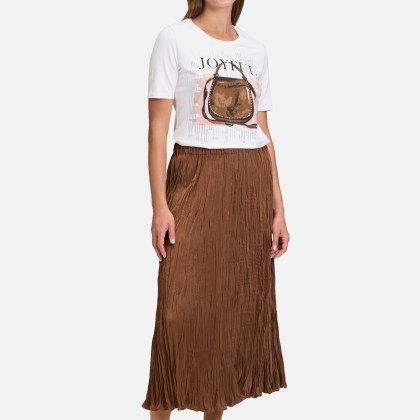 Plisseerock mit Gummizug – Bild 2