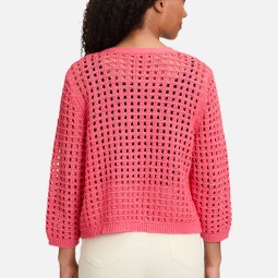 Casual-Strickjacke mit Effektgarn Casual-Strickjacke mit Effektgarn