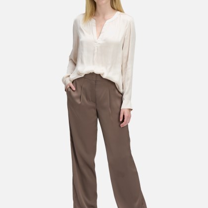 Satin-Bluse langarm – Bild 2