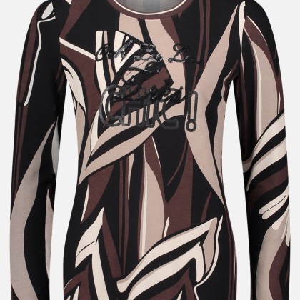 Basic Shirt mit Rippbündchen – Bild 3