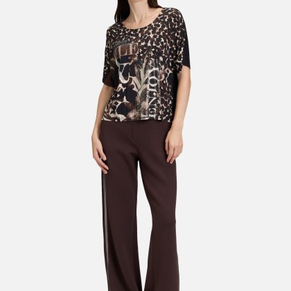 Oversize-Shirt mit Aufdruck – Bild 2