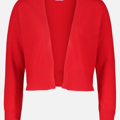 Kaschmir-Strickjacke mit Rippbündchen – Bild 3