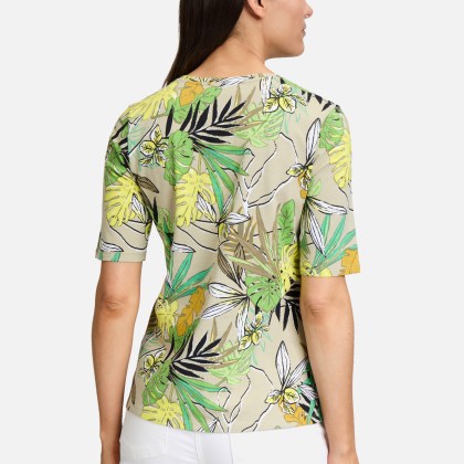 Basic Shirt mit Blumenprint Basic Shirt mit Blumenprint