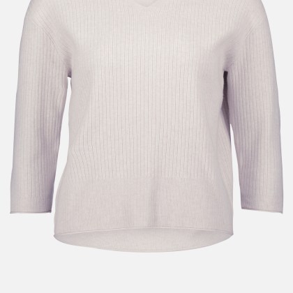 Feinstrickpullover mit V-Ausschnitt – Bild 3