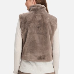 Plüschweste mit Reißverschluss Plüschweste mit Reißverschluss