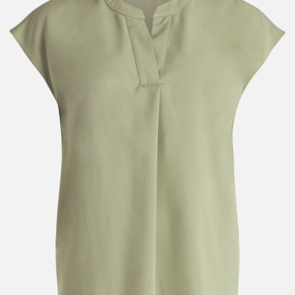 Schlupfbluse unifarben – Bild 3