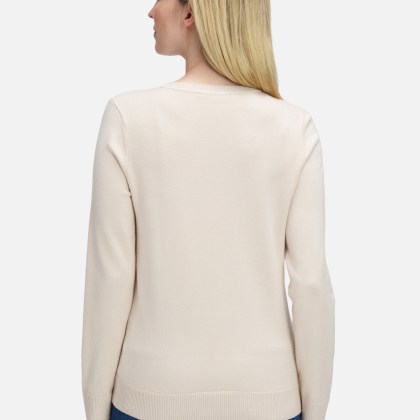 Basic-Strickpullover mit Rundhalsausschnitt Basic-Strickpullover mit Rundhalsausschnitt