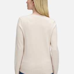 Basic-Strickpullover mit Rundhalsausschnitt Basic-Strickpullover mit Rundhalsausschnitt