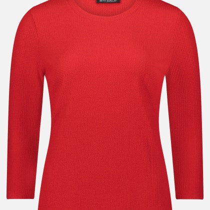 Strukturshirt mit Rundhalsausschnitt – Bild 3