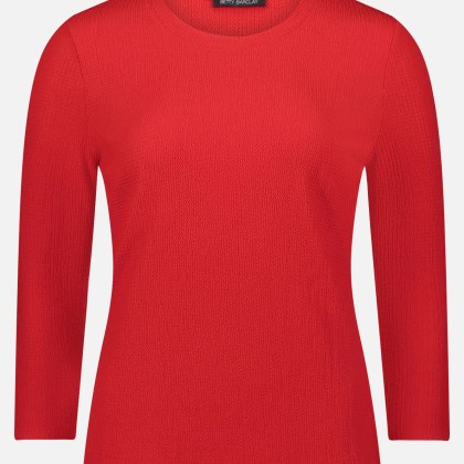 Strukturshirt mit Rundhalsausschnitt – Bild 3