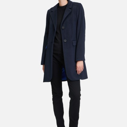 Wollmantel mit Reverskragen – Bild 2