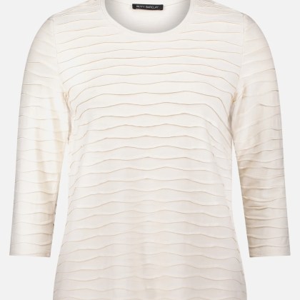 Basic Shirt mit Wellenstruktur – Bild 3