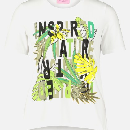 Basic Shirt mit Aufdruck – Bild 3