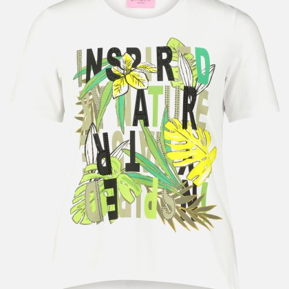 Basic Shirt mit Aufdruck – Bild 3