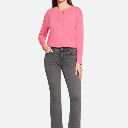 Feinstrickpullover mit Seitenschlitzen – Bild 2