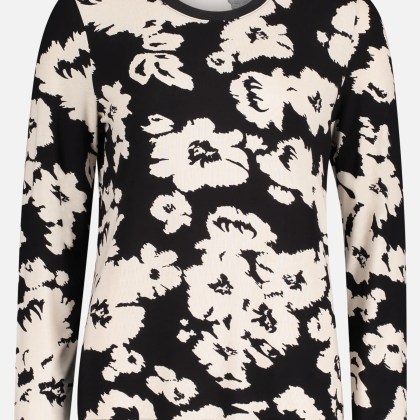 Basic Shirt mit Rippbündchen – Bild 3