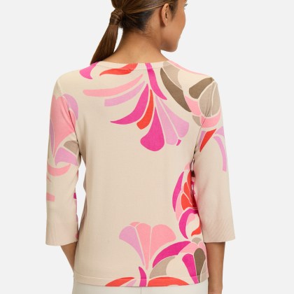 Feinstrickpullover mit Print Feinstrickpullover mit Print