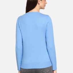 Basic-Strickpullover mit Rundhalsausschnitt Basic-Strickpullover mit Rundhalsausschnitt