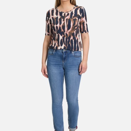 Printshirt mit Rundhalsausschnitt – Bild 2