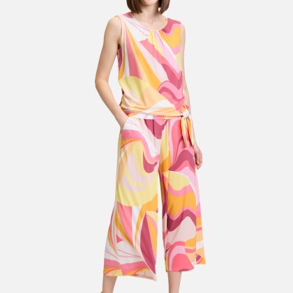 Rundhals-Shirt mit Raffung – Bild 2