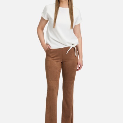 Halbarm-Shirt mit Schleifenknoten – Bild 2