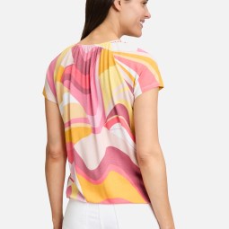 Printshirt mit Gummizug Printshirt mit Gummizug