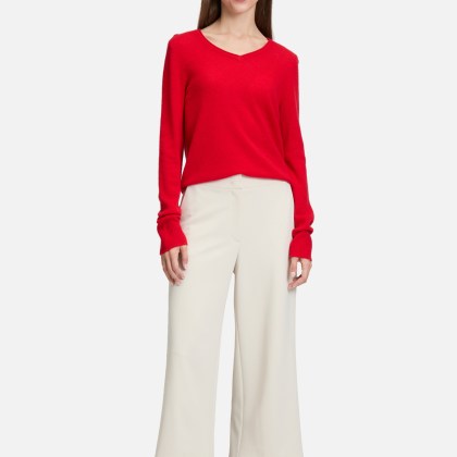 Kaschmir-Pullover mit V-Ausschnitt – Bild 2