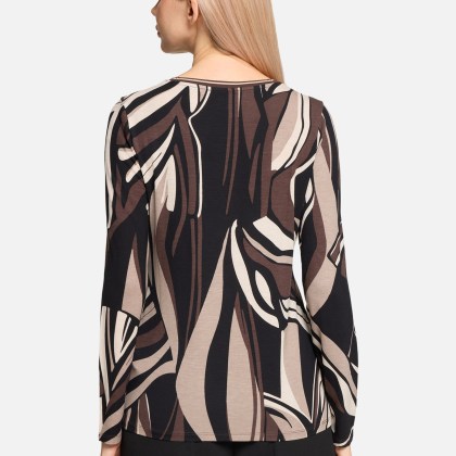 Basic Shirt mit Rippbündchen Basic Shirt mit Rippbündchen